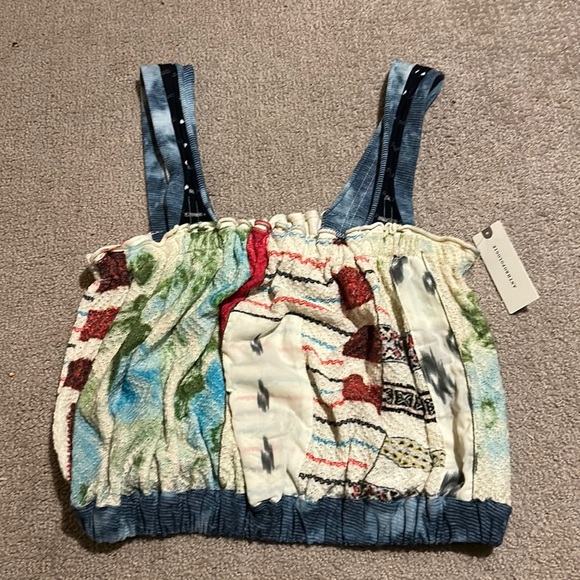 NWT Anthropologie Crafted Crop Tank - Picture 2 of 7